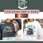 Western Walk by Faith Tee, Comfort Colors Tee, Christian, Gift, Cowgirl Boots Graphic