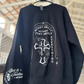 Philippians 4:6 Worry About Nothing Woman's Crewneck Black Sweatshirt