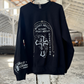 Philippians 4:6 Worry About Nothing Woman's Crewneck Black Sweatshirt