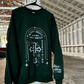 Philippians 4:6 Worry About Nothing - Deep Forest Green Unisex Crewneck